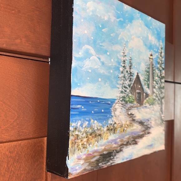 Lighthouse painting standing - Picture 2 of 6